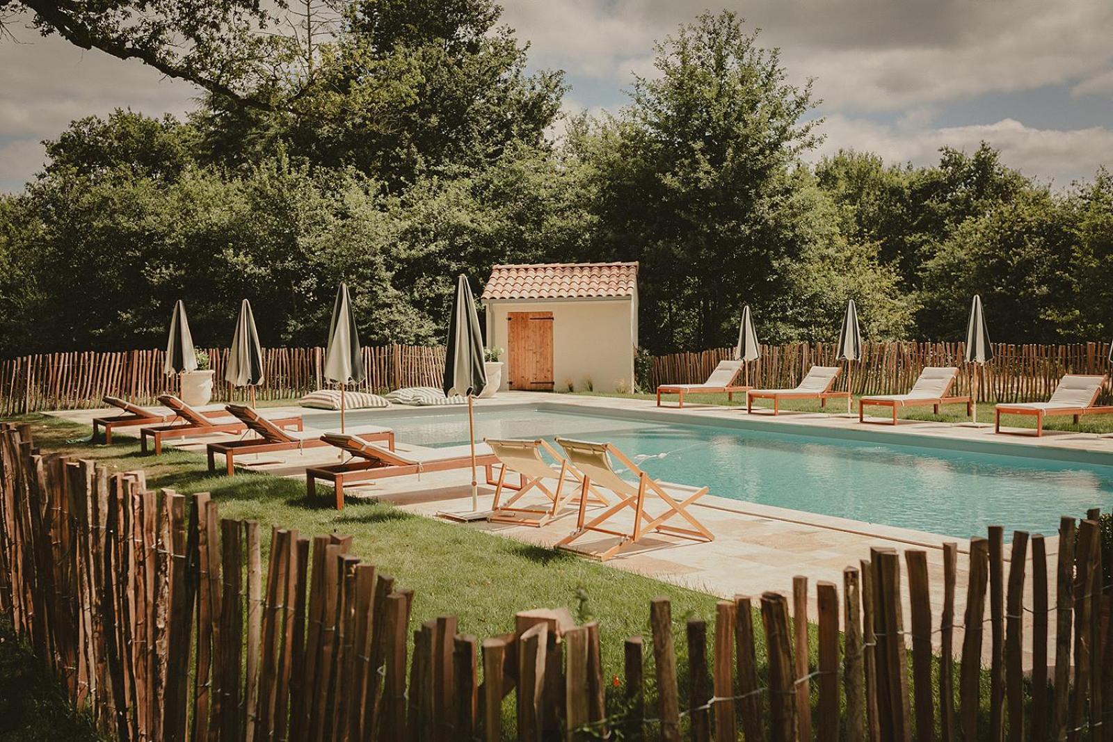 Domaine De Bassibe Bed & Breakfast Ségos Exterior foto